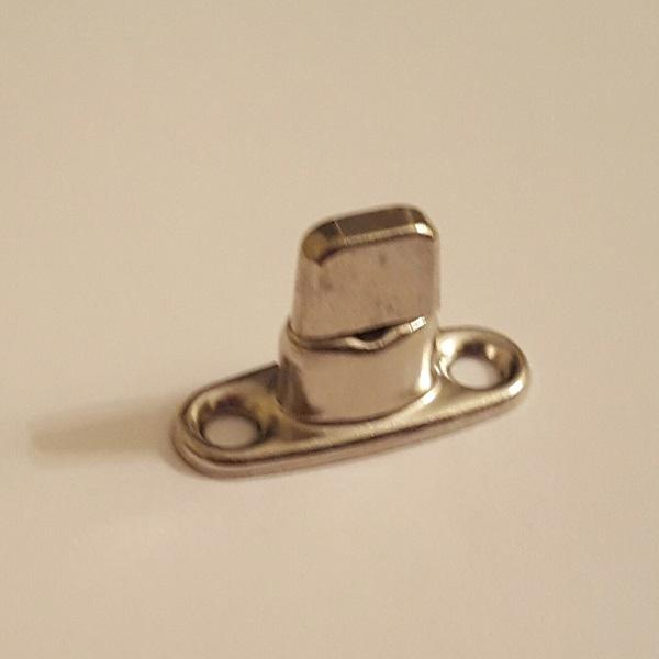 Classtique Upholstery Common Sense 2 Hole Double High Male Stud Nickel Hardware