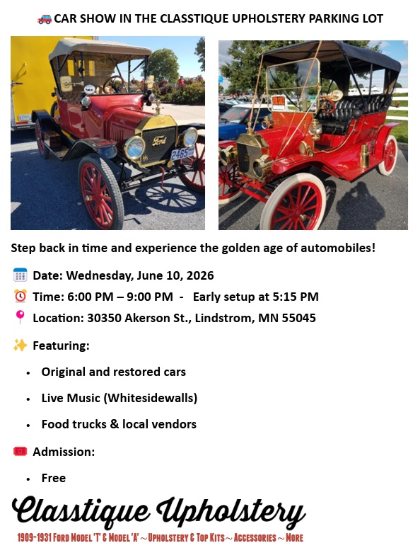 Classtique Upholstery Car Show